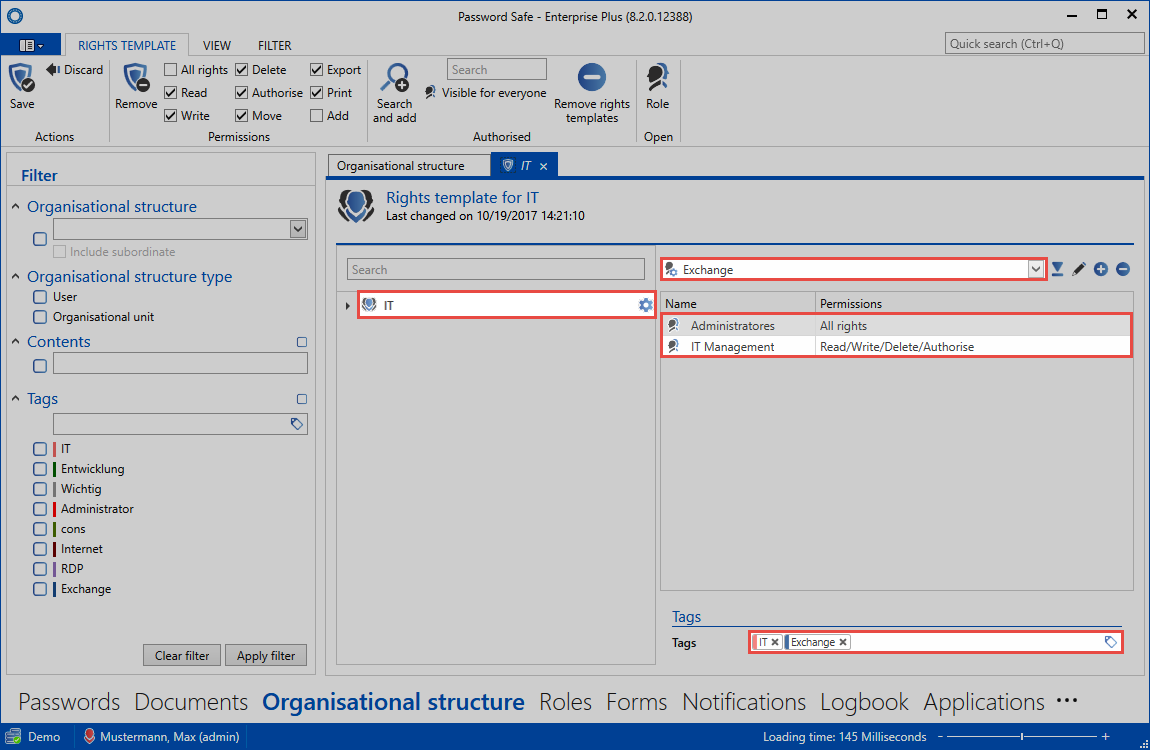 picture predefined rights example